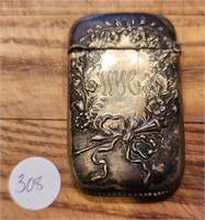 Antique Monogrammed Match Safe