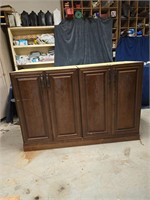 Large Vintage Brown Cabinets