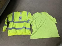Mix of Yellow Safety Reflective Shirts x3Pcs