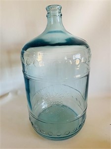 Crystal Bottle Waters Blue 20" Glass 5 Gallon Jug