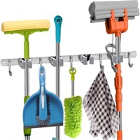 WF6970  Kogiio Wall Mounted Metal Broom Organizer