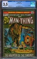 Vintage 1972 Fear with Man-Thing #11 Comic Book