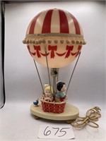 Vintage childrens Room Balloon Lamp -18" tall