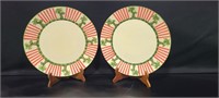 2 large Caravan by Centrum serving plates, some