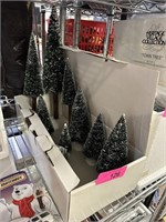 LOT OF DEPT 56 CHRISTMAS TREES