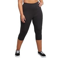 Size 3X Hanes womens Capri athletic leggings,