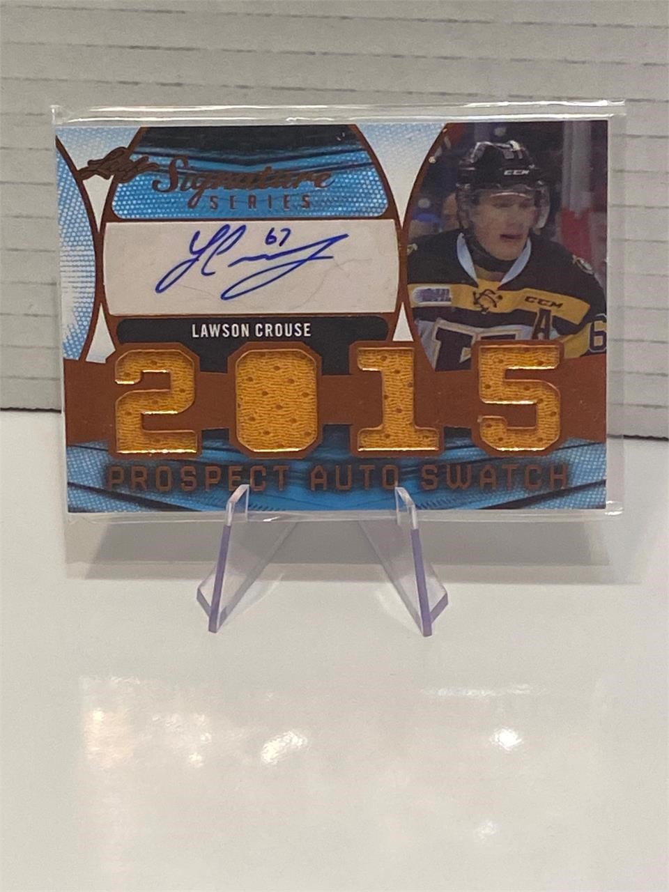 Lawson Crouse ROOKIE Auto Jersey Card