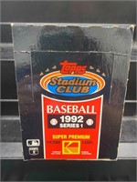 1992 Topps Stadium Club Baseball Ser 1 Wax Box