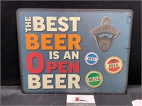 Plastic the Best Beer Sign