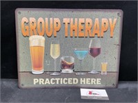 Plastic Group Therapy Sign