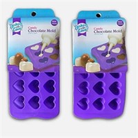 Silicone Chocolate 1" Heart Shaped Candy Mold