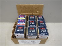 (434 Rounds) CCI .22 WMR 40gr. Metal Jacketed