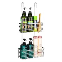 Stainless steel double-layer shower rack, shower r