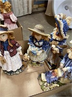 Box of dolls made out what is believed to be poly