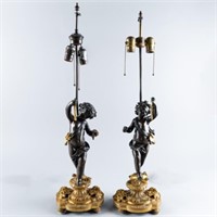 FRENCH BRONZE SCULPTURES OF PUTTI