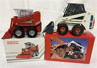 lot of 2 1/25 Gehl,Bobcat Skid Loaders with Box