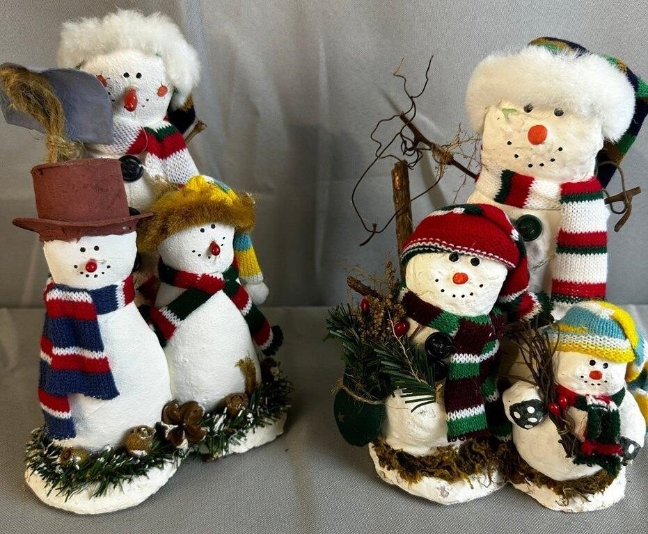 2 Snowmen Christmas Décor