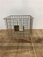 $20  Small Metal Square Basket