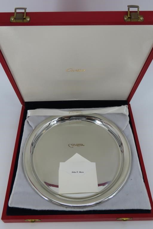 Cartier Pewter Plate
