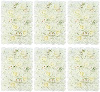 6 Pack 24 X 16 Inch Artificial White Roses