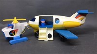 Fisher Price Plane & Helicopter Little People