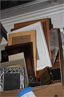 Box Lot of photo frames