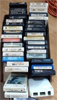 Vintage Lot of 8 Track Tapes