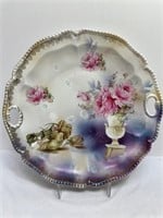 Antique RS Prussia Scalloped Cake Plate
