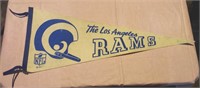 Vintage Los Angeles Rams Pennant