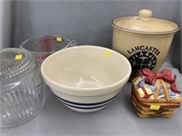 Glass Canister, Measuring Cup, Mixing Bowl, etc.