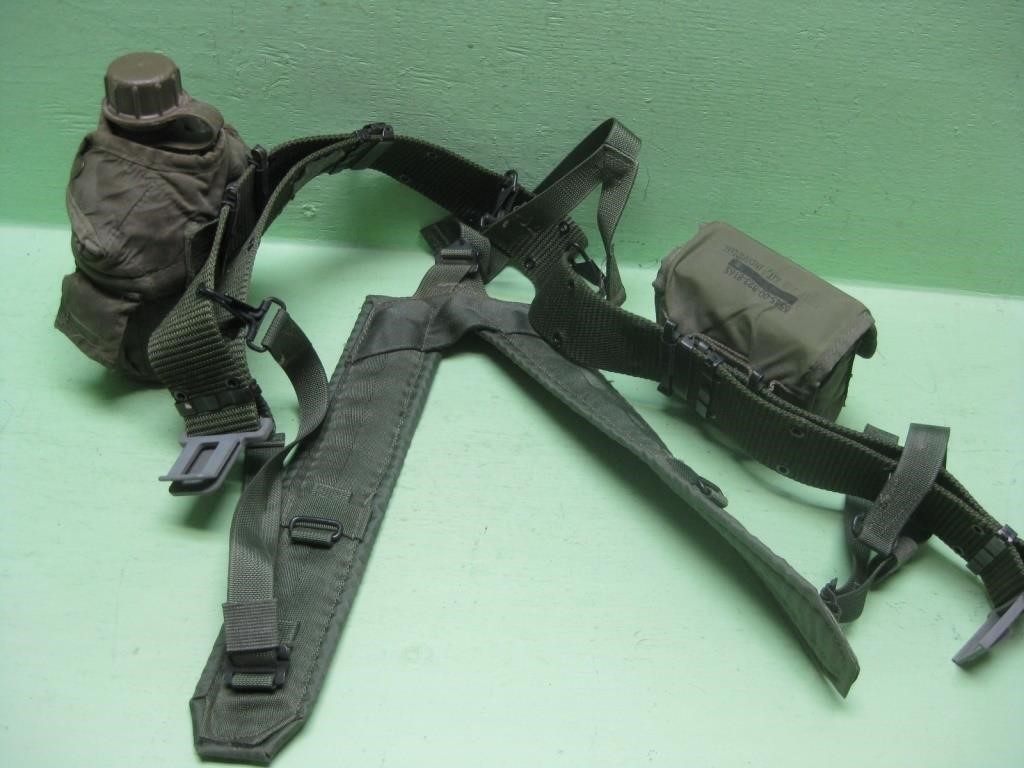Belt & Shoulder Strap With Canteen & First Aid Kit