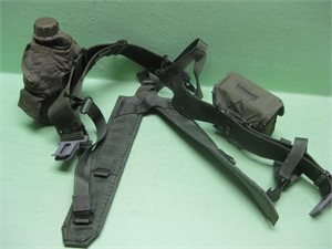 Belt & Shoulder Strap With Canteen & First Aid Kit