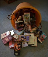 Lg Bucket FULL of Assorted VHS