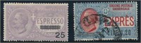 ITALY #E9 & #E10 MINT/USED FINE HR