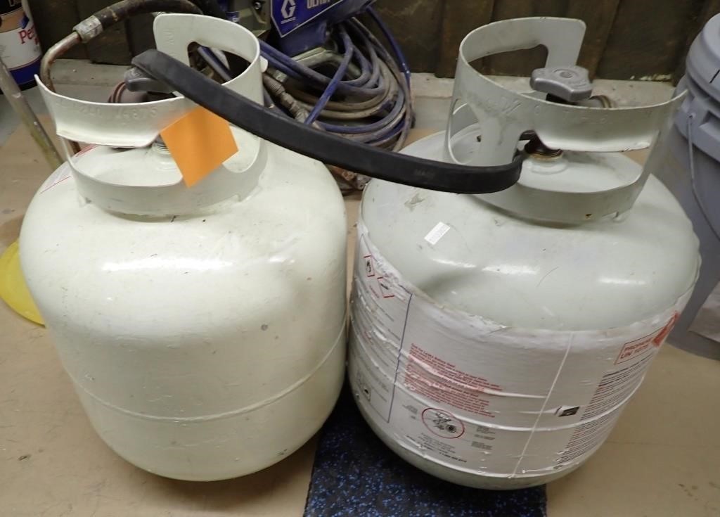 (2) 20# PROPANE TANKS