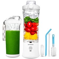 SHUNSHI Portable Blender 20 Oz, Personal Size