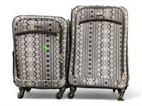 American Flyer 2pc Rolling Luggage