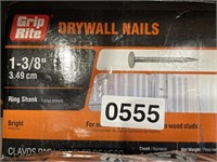 GRIP RITE DRYWALL NAILS BOX RETAIL $30