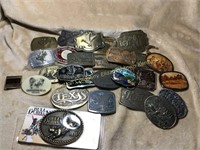 Very nice belt buckle collection - see photos