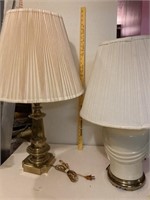 Two classic table lamps