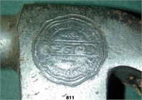 Scarce embossed claw hammer