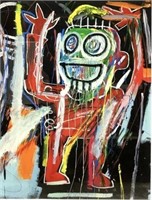 Jean-michel Basquiat “ Dustheads” Print On Paper