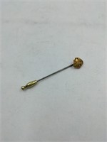 Gold Nugget stickpin - at least 18k