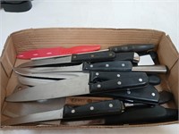 Flat of larger knives