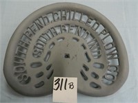 South Bend Chilled Plow Co. Implement Seat (17")