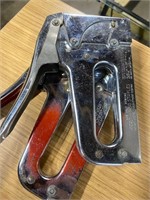 3 Hand held industrial staplers