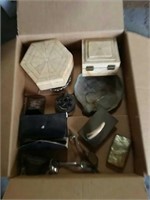 Box of metal pcs,etc