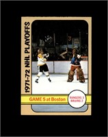 1972 Topps #6 NHL Championship EX to EX-MT+