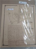1875 Plan of Elizabethtown & Spring Garden