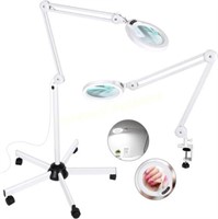5X Magnifying Glass with Light and Stand